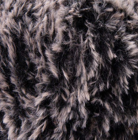 Пряжа YarnArt Nifty Fur №8413 чорно-попелястий (фантазійна пряжа, імітація хутра) 80 м, 100 г 8413 фото