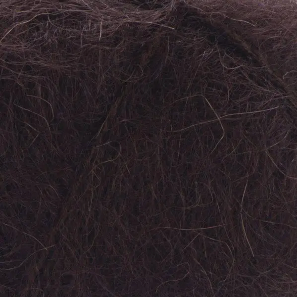 Пряжа YarnArt Mohair Trendy №123 шоколад, мохер, нитки для в'язання спицями і гачком 123 фото