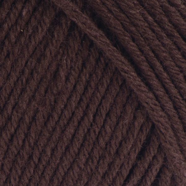 Пряжа YarnArt Ideal №232 коричневий, бавовна нитки для в'язання спицями та гачком 232 фото