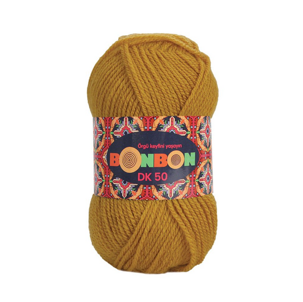 Пряжа Nako Bonbon Dk 50 №98415 гірчиця (акрил) 50 г, 145 м 98415 фото Пряжа Nako Bonbon Dk 50 №98415 гірчиця (акрил) 50 г, 145 м 98415 фото
