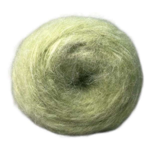 Пряжа Avanti Yarn FLUFFY ALPACA №062 фісташковий, напіввовняна, для ручного в'язання спицями та гачком 062 фото