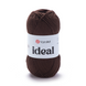 Пряжа YarnArt Ideal №232 коричневий, бавовна нитки для в'язання спицями та гачком 232 фото 1