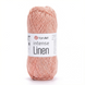 Пряжа YarnArt Intense Linen №4105 персиковий меланж, віскоза з льоном, для ручного в'язання спицями та гачком 4105 фото 1