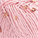 Пряжа Yarnart Cotton Gold Paillettes №7108 розовый - хлопок с пайеткой для вязания спицами и крючком 7108 фото 2