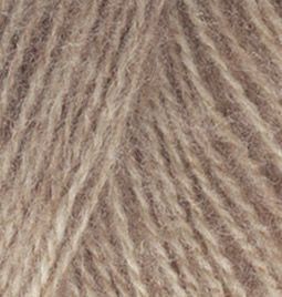 Пряжа Alize Angora Real 40 (Ангора Реал 40) №152 бежевий меланж, напіввовна, нитки для в&rsquo;язання 152 фото