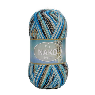 Пряжа Nako Boho Desen №32843 (шкарпеткова пряжа) 100 г, 400 м 32843 фото