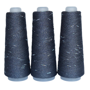 Пряжа Infinity Yarn VISCO KNOT №73 графіт+мультіколор, пряжа з люрексом, для в'язання гачком и спицями 73 фото