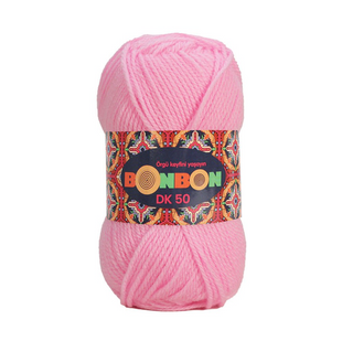 Пряжа Nako Bonbon Dk 50 №98588 рожевий (акрил) 50 г, 145 м 98588 фото