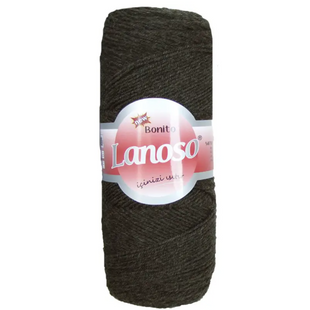 Пряжа Lanoso Bonito (Бонито) №963 граффит, полушерстяная нитки для вязания спицами и крючком 963 фото