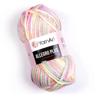 Пряжа YarnArt Allegro Plus №746, пряжа напіввовна, для ручного в'язання спицями та гачком 746 фото