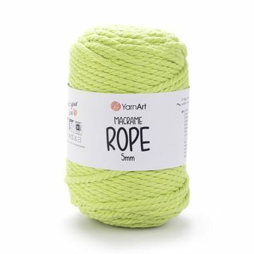 Пряжа YarnArt Macrame Rope 5 мм (бавовна, віскоза) 500г, 85 м