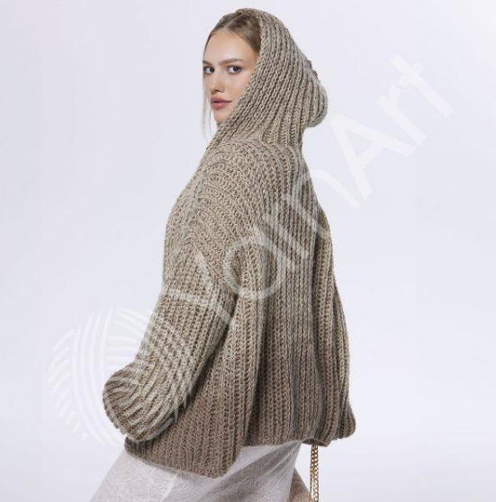 Пряжа YarnArt Angora Star №282 світло-сірий - напіввовняна для в'язання спицями і гачком 282 фото