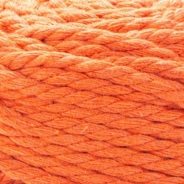Пряжа YarnArt Macrame Rope 3 мм №770 помаранчевий, шнур для плетіння макраме 770 фото