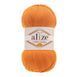 Пряжа Alize Cotton Baby Soft №336 помаранчевий, бавовна з акрилом, нитки для в'язання спицями та гачком 336 фото 1