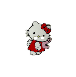 Декоративний ґудзик &laquo;Hello Kitty&raquo;, пластик, 15&times;13 мм 2008-163 фото