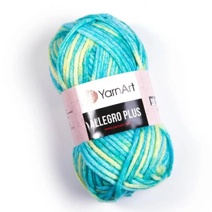 Пряжа YarnArt Allegro Plus №749, пряжа напіввовна, для ручного в'язання спицями та гачком 749 фото