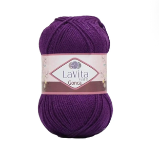 Пряжа LaVita Yarn Gonca (Гонка) №5109 фіолетовий, акрил, нитки для в&rsquo;язання 5109 фото