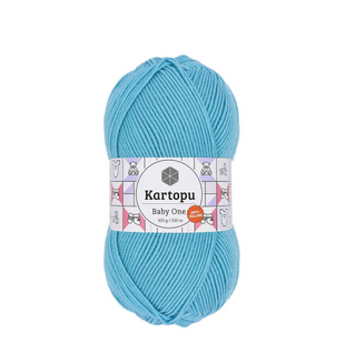 Пряжа Kartopu Baby One №K576 блакитний (акрил) 100 г, 250 м K576 фото