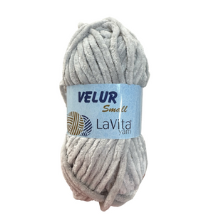 Пряжа Lavita Yarn Velur Small №6013 серо-голубой (велюр) 50 г, 60 м 6013 фото