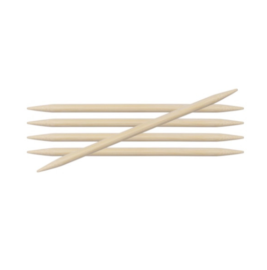 Шкарпеткові спиці для в&rsquo;язання KnitPro Bamboo (20 см), 6 мм 22132 фото