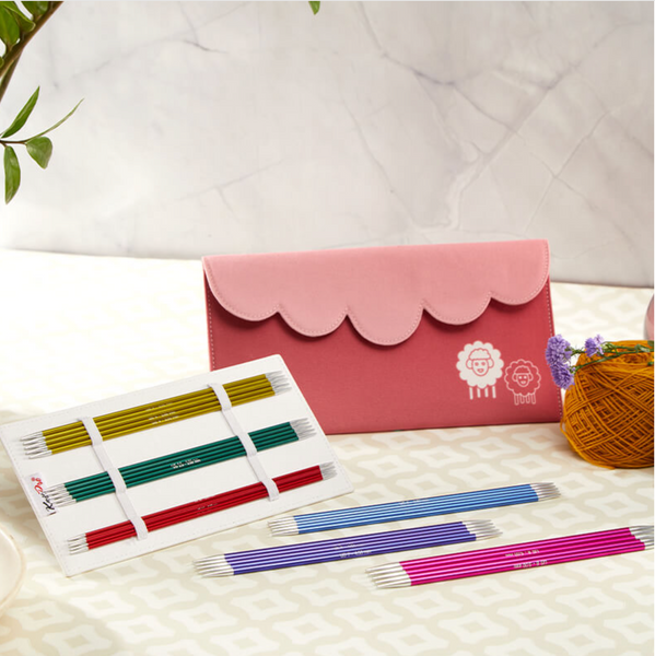 Набір спиць шкарпеткових &ndash; 20 см Zing Socks Kit KnitPro  47422 фото