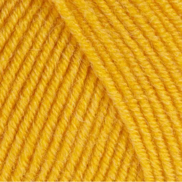 Пряжа Yarnart Super Merino №779 жовтий, вовна з акрилом нитки для в'язання спицями та гачком 779 фото Пряжа Yarnart Super Merino №779 жовтий, вовна з акрилом нитки для в'язання спицями та гачком 779 фото