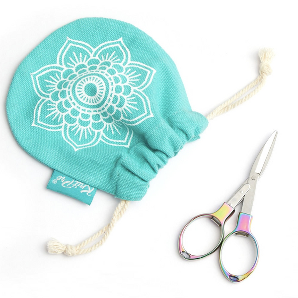 Складні ножиці RAINBOW FOLDING SCISSORS KnitPro, аксесуари для в'язання та рукоділля 36646 фото