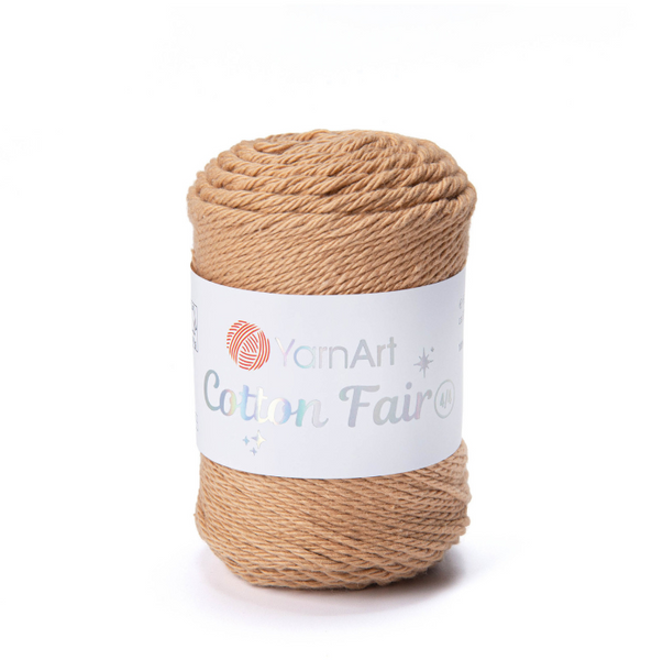 Пряжа YarnArt Cotton Fair 4/4 №5517 светло-коричневый (хлопковая) 50 г, 80 м 5517 фото Пряжа YarnArt Cotton Fair 4/4 №5517 светло-коричневый (хлопковая) 50 г, 80 м 5517 фото