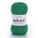 Пряжа Yarnart Adore (Адор) №370 зеленый цвет - акриловая для вязания крючком и спицами 370 фото 1