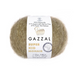 Пряжа Gazzal Super Kid Mohair № 64406 бежевий колір, 237м/25гр, 47% супер кідмохер, для ручного в'язання спицями та гачком 64406 фото 1