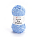 Пряжа Yarnart Cotton Gold Paillettes №7110 синий - хлопок с пайеткой для вязания спицами и крючком 7110 фото 1