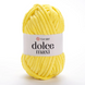 Пряжа Yarnart Dolce Maxi №761 желтый - плюшевая (велюровая) для вязания спицами и крючком 761 фото 1