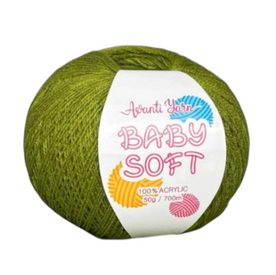 Пряжа Avanti Yarn Baby Soft №G001 фисташка (акрил) 50 г, 700 м G001 фото