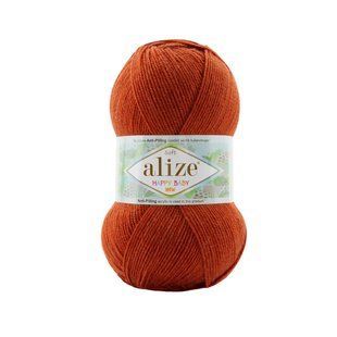 Alize HAPPY BABY NEW (Алізе Хеппі Бейбі) №408 цегляний (Пряжа бамбукова, нитки для в'язання) 408 фото