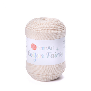 Пряжа YarnArt Cotton Fair 8/4 №5511 светло-бежевый (хлопковая) 50 г, 160 м 5511 фото