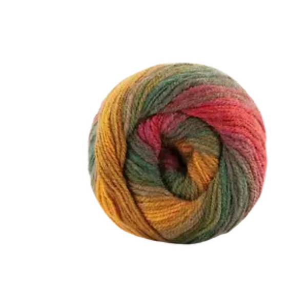 Пряжа Papatya Batik (Папатя Батiк) №55434, акрилова нитки для в'язання спицями і гачком 55434 фото