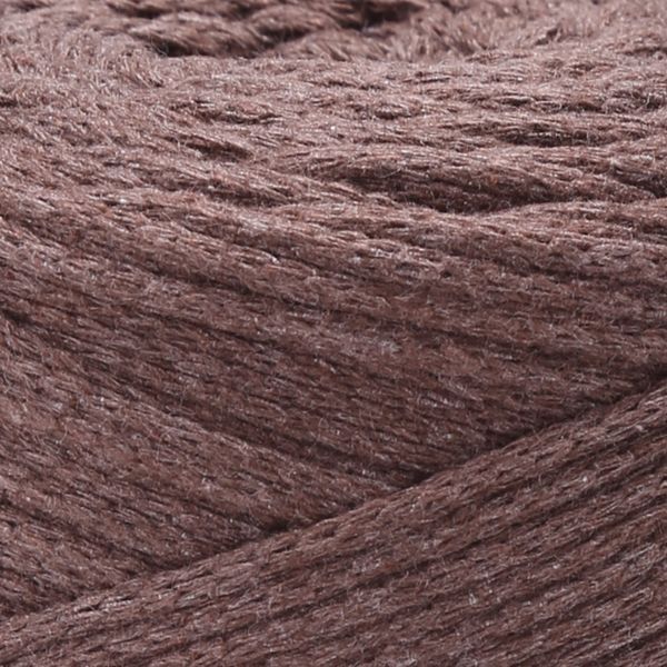 Пряжа YarnArt Macrame Cotton №769 шоколад, напівбавовняна нитки для в'язання сумок та макраме 769 фото