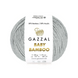 Пряжа Gazzal Baby Bamboo №95223 світло-сірий колір, 115м/50гр, 50% бамбук, для ручного в'язання спицями та гачком 95223 фото 1