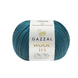 Пряжа Gazzal Wool 115 № 3328 петроль колір, 115м/50гр, 100% вовна мериноса, для ручного в'язання спицями та гачком 3328 фото 1