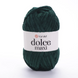 Пряжа Yarnart Dolce Maxi №774 темно-зеленый - плюшевая (велюровая) для вязания спицами и крючком 774 фото 1