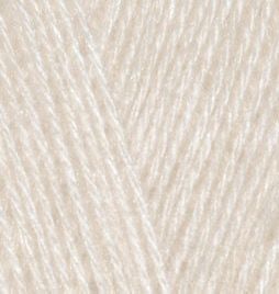 Пряжа Alize Angora Gold (Ангора Голд) №67 молочно-бежевий, вовна з акрилом, нитки для в&rsquo;язання 67 фото