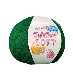 Пряжа Avanti Yarn Baby Soft №G009 травянной (акрил) 50 г, 700 м G009 фото