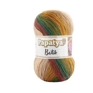 Пряжа Papatya Batik (Папатя Батiк) №55435, акрилова нитки для в'язання спицями і гачком 55435 фото