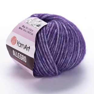 Пряжа YarnArt Allegro №716 фіолетовий (напіввовна) 50 г, 145 м 716 фото