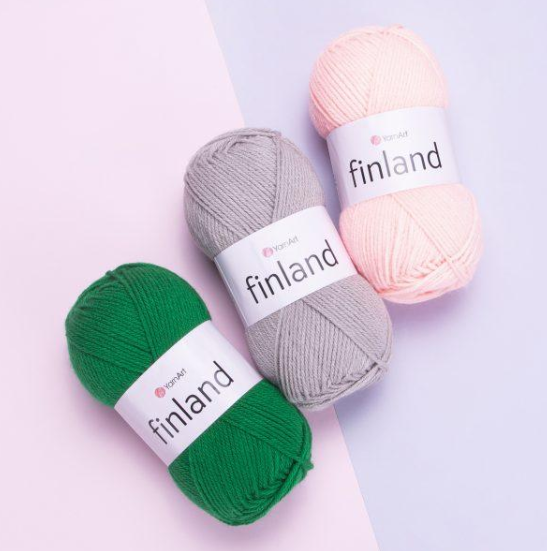 Yarnart FINLAND (Ярнарт Фінланд) №849 рожевий (Пряжа акрил дитяча, нитки для в'язання) 849 фото