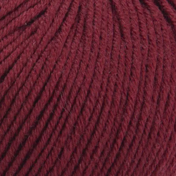 Пряжа YarnArt Imperial Merino №3344 темно-червоний, 100% меринос екстрафайн, нитки для в'язання спицями та гачком 3344 фото
