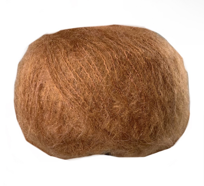 Пряжа Avanti Yarn Alpaca Lux №670 каштановий, пряжа напіввовняна, для в'язання гачком и спицями 670 фото