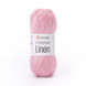 Пряжа YarnArt Intense Linen №4109 світло-рожевий меланж, віскоза з льоном, для ручного в'язання спицями та гачком 4109 фото 1