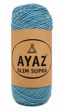 Пряжа Ayaz Slim Supra (хлопок, полиэстер) 200г, 200м
