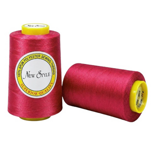 Швейные нитки (бобина) New Style 40/2 color №248 ярко-розовый 248 фото